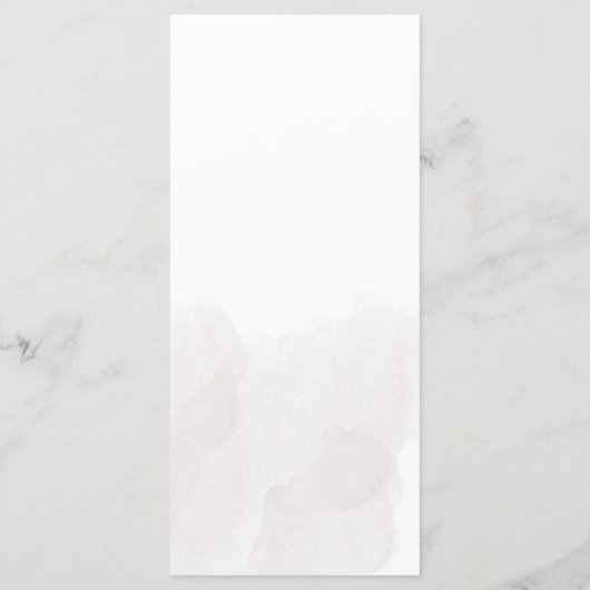 Boho Floral Wedding Menu メニュー (裏面)