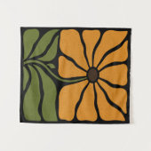 Boho Flower タペストリー (正面(横))