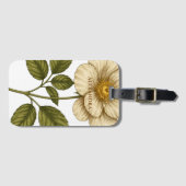 Boho Flower Custom Name ラゲッジタグ (正面横)