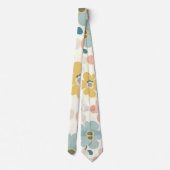 Boho Flower Floral Custom – Elegant Fashion ネクタイ (裏面)