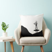 Boho Flower pot on table クッション (椅子)