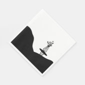 Boho Flower pot on table スタンダードランチョンナプキン (角)