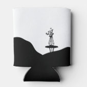 Boho flower pot on table 缶クーラー (裏面)