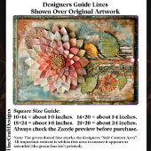 Boho Flower with Artisan Texture DZ9L Decoupage 薄葉紙