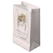 Boho Flowers and Dreamcatcher - 結婚's スモールペーパーバッグ (正面アングル)