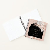 boho flowers arch結婚's Guest Book ノートブック (内部)
