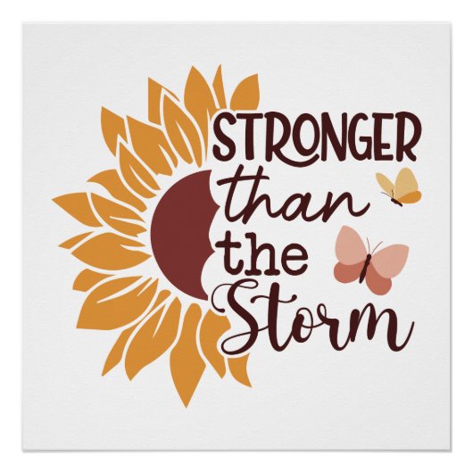  Boho Flowers Wildflowers Bible Verse  ポスター (正面)