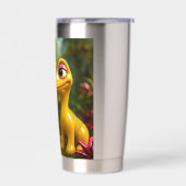 Boho Forest Dino Vibes 保温保冷タンブラー (左面)
