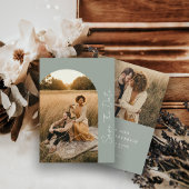 Boho Frameモダン Sageの結婚写真 セーブザデート