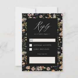 Boho Frame Song Request RSVP Card