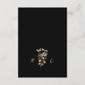 Boho Frame Wedding Details Enclosure Card エンクロージャーカード (裏面)