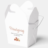 Boho Friendly感謝祭モダンの残り物 フェイバーボックス (見開き)