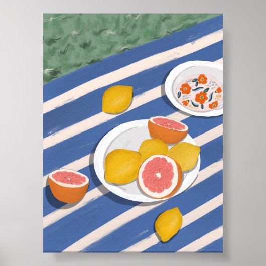 Boho Fruit Wall Art ポスター (正面)