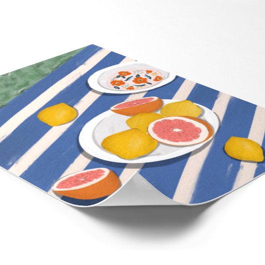 Boho Fruit Wall Art ポスター (角)