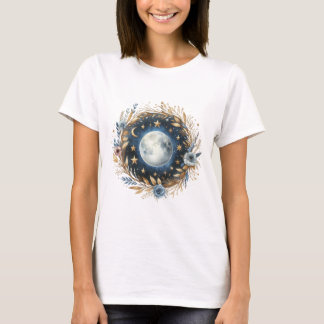 Boho Full Moon Tシャツ