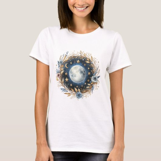 Boho Full Moon Tシャツ (正面)