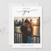 Boho Future Mrs Photo SheがYesブライダルシャワー 招待状 (正面)