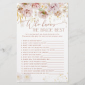 Boho gardenフローラ花嫁ゲームを知っ最高のている人 (正面)