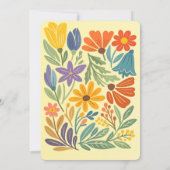 Boho Garden Bliss Wedding Invite 招待状 (裏面)