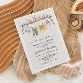 Boho Genderがシャワーモダンを明らかにする 招待状