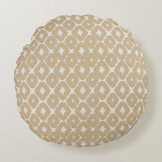Boho Geometric Throw Pillow ラウンドクッション