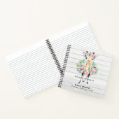 Boho GIRAFFEベビーシャワープランナー手帳 ノートブック (内部)