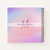 Boho GIRAFFEベビーシャワープランナー手帳 ノートブック (裏面)