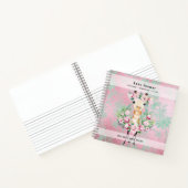 Boho GIRAFFEベビーシャワープランナー手帳 ノートブック (内部)