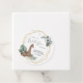 Boho Giraffe水彩赤ちゃんシャワーありがとう フェイバータグ (インサイチュ)