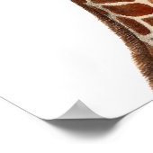 Boho Giraffe Mama +ベビーシャワーポスター ポスター (角)