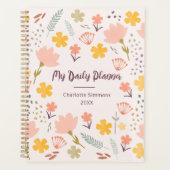 Boho Girly Personalized Daily Planner プランナー手帳 (正面)
