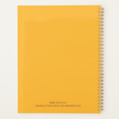 Boho Girly Personalized Daily Planner プランナー手帳 (裏面)