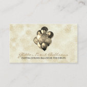 Boho gold Balloons Decoration party 名刺 (正面)
