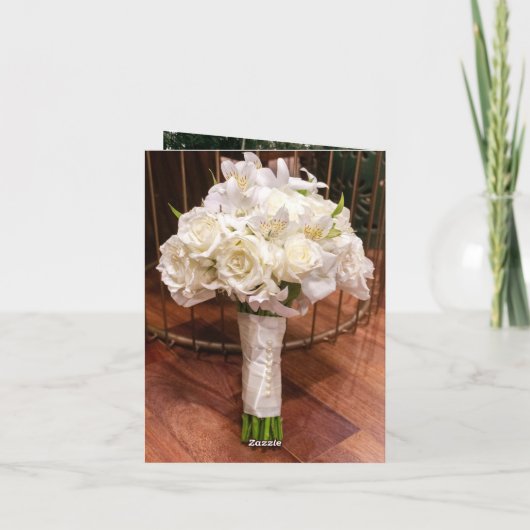 Boho Gold Pampas Arch Fully Editable Wedding  招待状 (裏面)