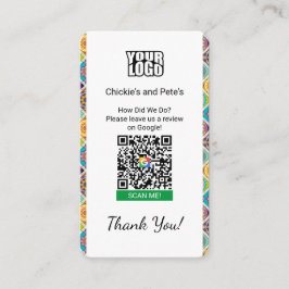 BOHO GoogleレビューGoogleマップ付き名刺 名刺