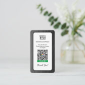 BOHO Google Review名刺 名刺 (スタンド正面)