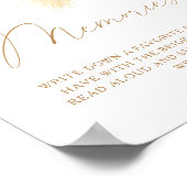 Boho grass – 花嫁との思い出 ポスター (角)