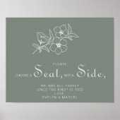 Boho Greenサイドではなくシートを結婚選択 ポスター (正面)