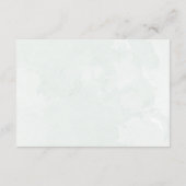 Boho Green Eucalyptus Wedding Details エンクロージャーカード (裏面)