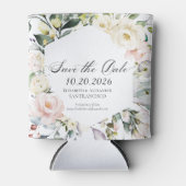 Boho Greeneryフローラフレ結婚ーム 缶クーラー (正面)