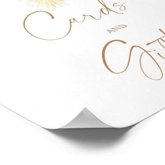 Boho greenery – カードとギフト ポスター (角)