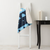 Boho Groovy幾何学的抽象芸術AroAceプライドフラグ シェルパブランケット (インサイチュ)