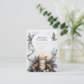 Boho Handmade Candles QR code 名刺 (スタンド正面)