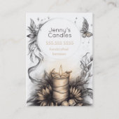 Boho Handmade Candles QR code 名刺 (正面)