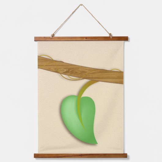 Boho Hanging Floral Set Continuous Branch 吊り下げ型タペストリー (正面)