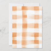 Boho He or She Pumpkin Gender秋秋 招待状 (裏面)