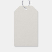 Boho Highland牛の赤ちゃんシャワーありがとう ギフトタグ (裏面)