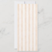 Boho Highland Cow Slim Baby Shower Neutral Rainbow 招待状 (裏面)