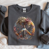 Boho Hippie Peace Sign Sweatshirt スウェットシャツ