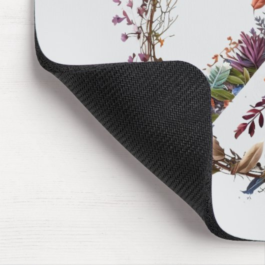 Boho Hippy 60s 70s Peace Sign マウスパッド (コーナー)